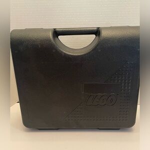 Vintage Lego Black Storage Carrying Case Plastic Latch Closure Box 1997